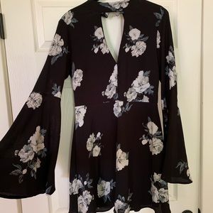 Black Floral Dress